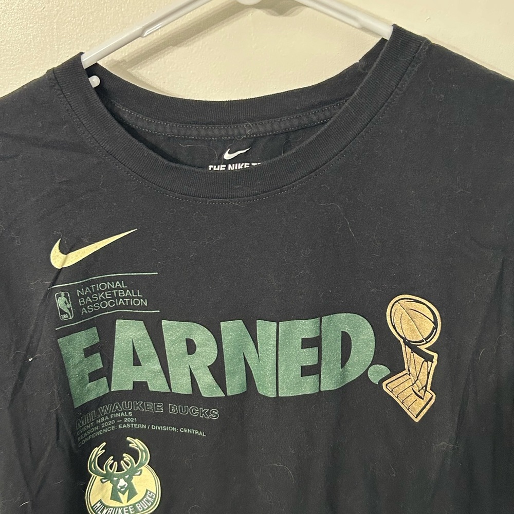 Milwaukee Bucks NBA Nike Championship Shirt